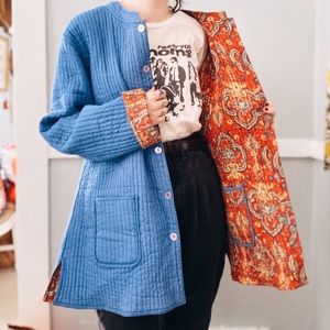 Vintage Quilted Reversible Quote